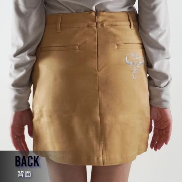 画像7: ゴルフウェア ドゥーカス ボタン スカート オフホワイト/ネイビー/ベージュ 2025年 秋冬新作 レディース (7)