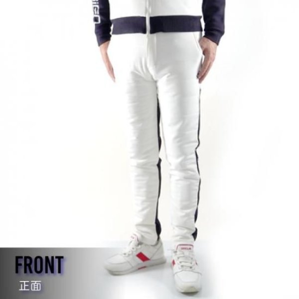 画像6: ゴルフウェア ドゥーカス DD ボリューム パンツ オフホワイト/ネイビー 2025年 秋冬新作 メンズ (6)