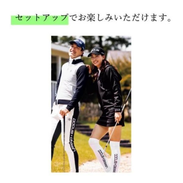 画像9: ゴルフウェア ドゥーカス DD ボリューム パンツ オフホワイト/ネイビー 2025年 秋冬新作 メンズ (9)