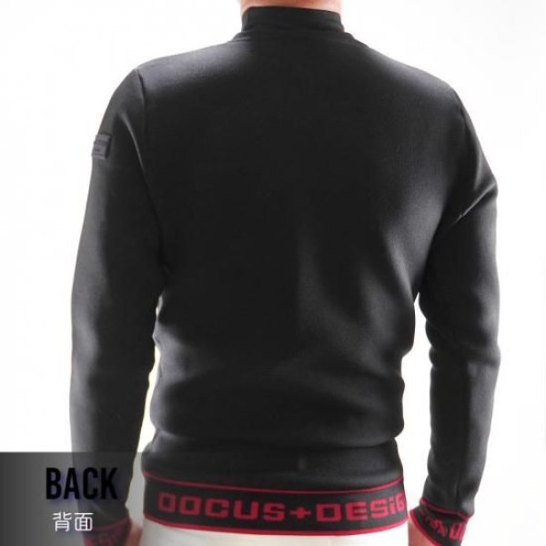 画像14: ゴルフウェア ドゥーカス DD モック セーター ホワイト/ブラック/ネイビー 2025年 秋冬新作 メンズ (14)