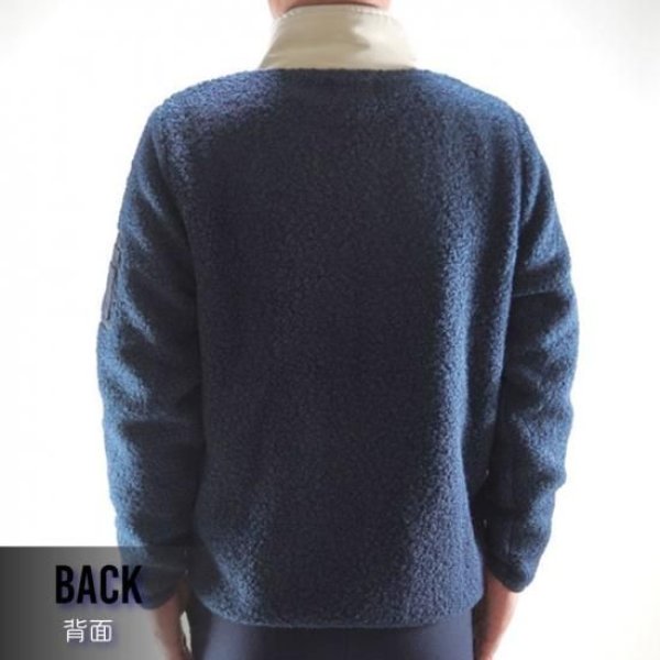 画像8: ゴルフウェア ドゥーカス LD フリース ジャケット グレー/ネイビー/ホワイト 2025年 秋冬新作 メンズ (8)