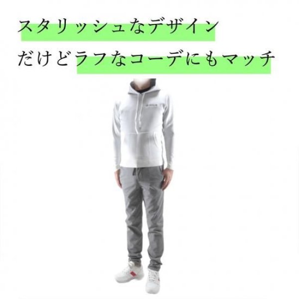 画像12: ゴルフウェア ドゥーカス ジェット セッター テーパード パンツ グレー/ネイビー 2025年 秋冬新作 メンズ (12)