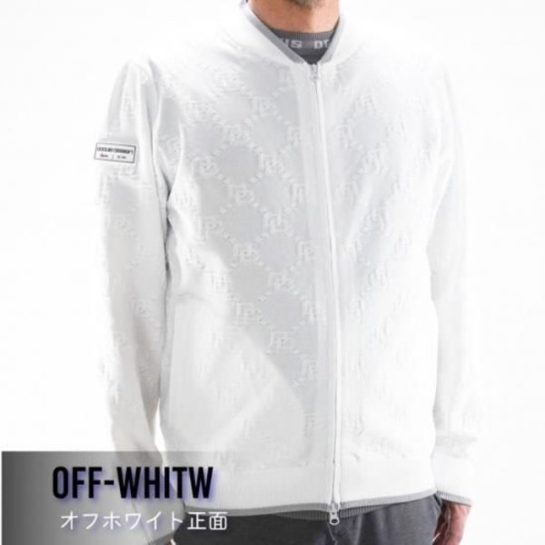 画像5: ドゥーカス サマー ニット ジャケット 長袖 ゴルフウェア メンズ 春夏 【2026年春夏新作】 (5)