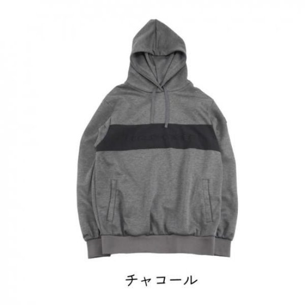 画像3: ゴルフウェア ドゥーカス パーカー チャコール/ネイビー 2025年 秋冬新作 メンズ レディース ユニセックス (3)