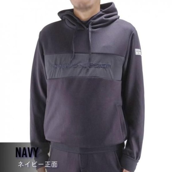 画像5: ゴルフウェア ドゥーカス パーカー チャコール/ネイビー 2025年 秋冬新作 メンズ レディース ユニセックス (5)