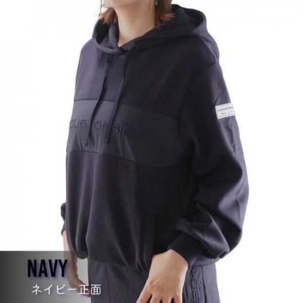 画像9: ゴルフウェア ドゥーカス パーカー チャコール/ネイビー 2025年 秋冬新作 メンズ レディース ユニセックス (9)