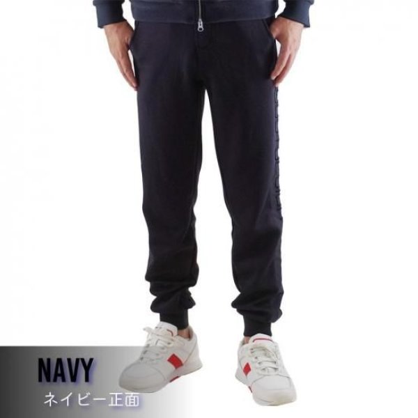 画像5: ゴルフウェア ドゥーカス サイドラインパンツ チャコール/ネイビー 2025年 秋冬新作 メンズ (5)