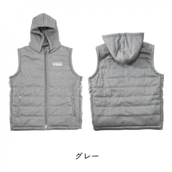 画像2: ゴルフウェア ドゥーカス ホッドパッドベスト チャコール/グレー 2025年 秋冬新作 メンズ (2)