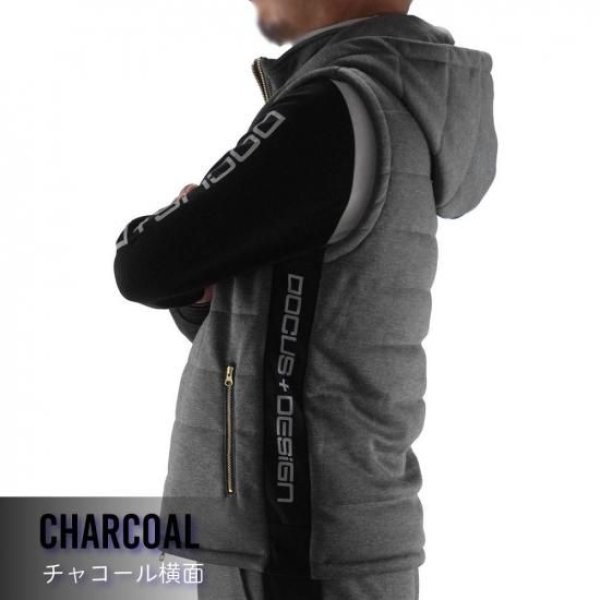 画像10: ゴルフウェア ドゥーカス ホッドパッドベスト チャコール/グレー 2025年 秋冬新作 メンズ (10)