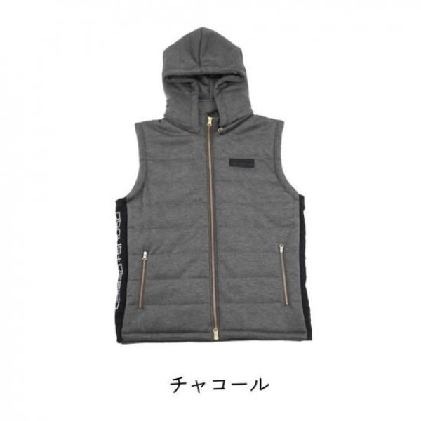 画像3: ゴルフウェア ドゥーカス ホッドパッドベスト チャコール/グレー 2025年 秋冬新作 メンズ (3)