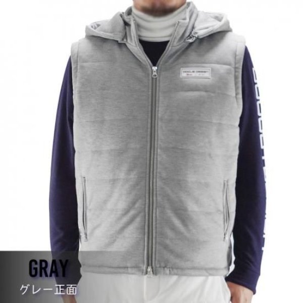 画像5: ゴルフウェア ドゥーカス ホッドパッドベスト チャコール/グレー 2025年 秋冬新作 メンズ (5)