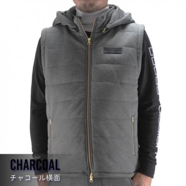 画像8: ゴルフウェア ドゥーカス ホッドパッドベスト チャコール/グレー 2025年 秋冬新作 メンズ (8)