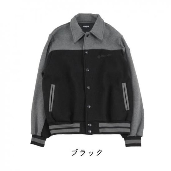 画像2: ゴルフウェア ドゥーカス グラウンド コート ジャケット ブラック/チャコール/グレー 2025年 秋冬新作 メンズ (2)