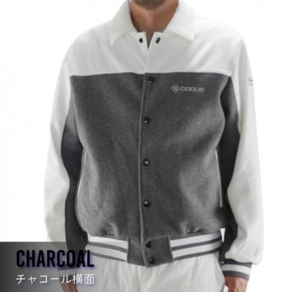 画像8: ゴルフウェア ドゥーカス グラウンド コート ジャケット ブラック/チャコール/グレー 2025年 秋冬新作 メンズ (8)