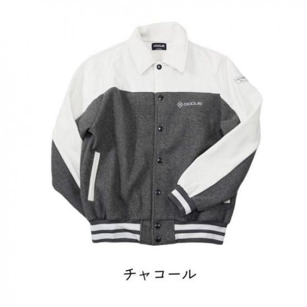 画像3: ゴルフウェア ドゥーカス グラウンド コート ジャケット ブラック/チャコール/グレー 2025年 秋冬新作 メンズ (3)