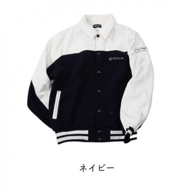 画像4: ゴルフウェア ドゥーカス グラウンド コート ジャケット ブラック/チャコール/グレー 2025年 秋冬新作 メンズ (4)