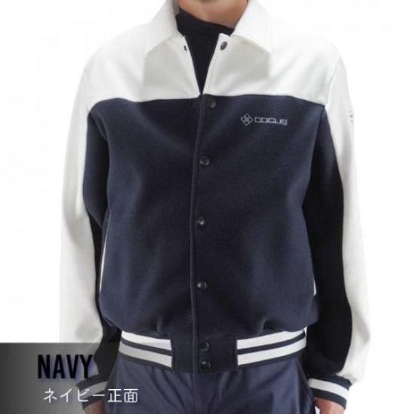 画像10: ゴルフウェア ドゥーカス グラウンド コート ジャケット ブラック/チャコール/グレー 2025年 秋冬新作 メンズ (10)