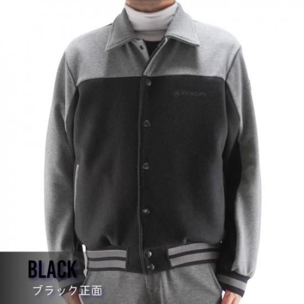 画像6: ゴルフウェア ドゥーカス グラウンド コート ジャケット ブラック/チャコール/グレー 2025年 秋冬新作 メンズ (6)