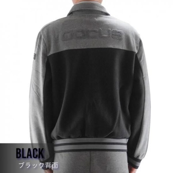画像7: ゴルフウェア ドゥーカス グラウンド コート ジャケット ブラック/チャコール/グレー 2025年 秋冬新作 メンズ (7)