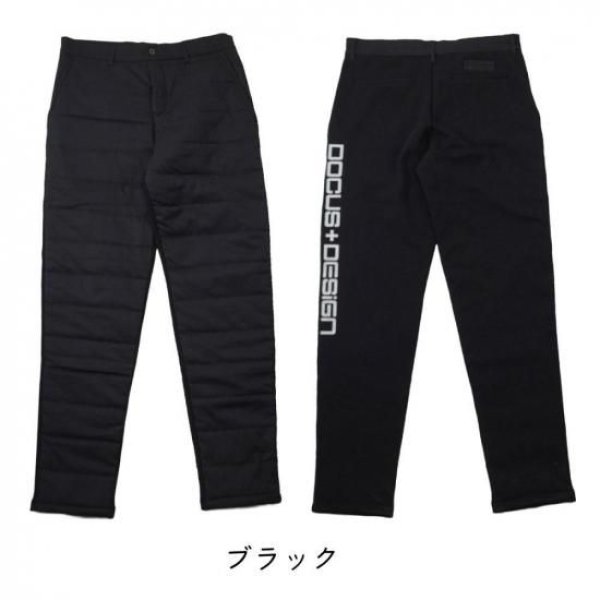 画像2: ゴルフウェア ドゥーカス ホットパディングパンツ オフホワイト/ネイビー/ブラック 2025年 秋冬新作 メンズ (2)