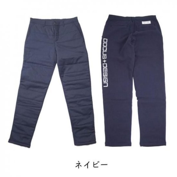 画像3: ゴルフウェア ドゥーカス ホットパディングパンツ オフホワイト/ネイビー/ブラック 2025年 秋冬新作 メンズ (3)