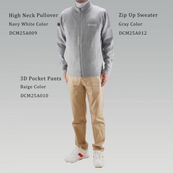 画像8: ゴルフウェア ドゥーカス スリーディーポケットパンツ ベージュ/ネイビー/ブラック 2025年 秋冬新作 メンズ (8)