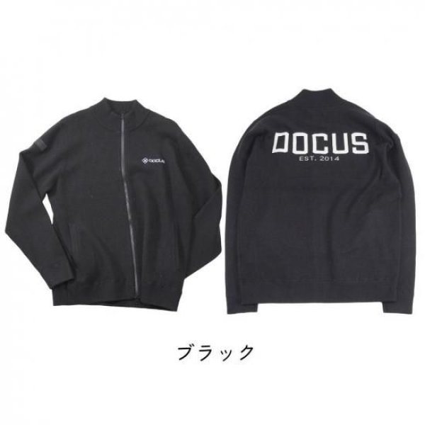 画像2: ゴルフウェア ドゥーカス ジップアップウォームセーター ネイビー/グレー/ブラック 2025年 秋冬新作 メンズ (2)