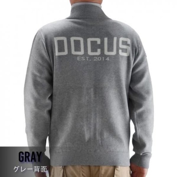 画像11: ゴルフウェア ドゥーカス ジップアップウォームセーター ネイビー/グレー/ブラック 2025年 秋冬新作 メンズ (11)