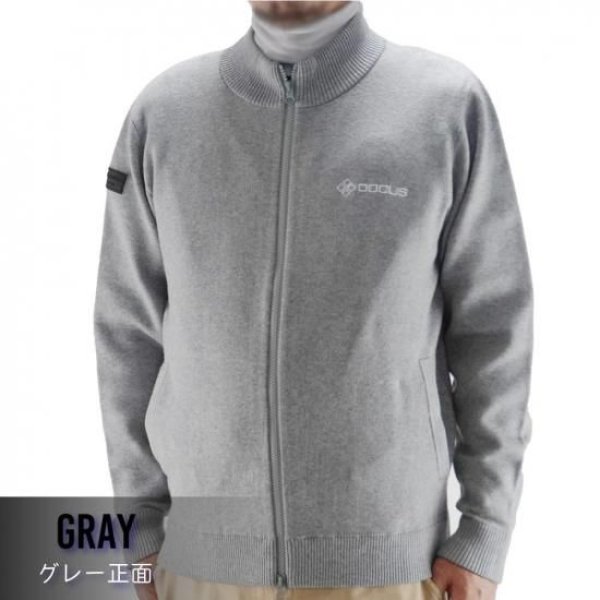 画像10: ゴルフウェア ドゥーカス ジップアップウォームセーター ネイビー/グレー/ブラック 2025年 秋冬新作 メンズ (10)
