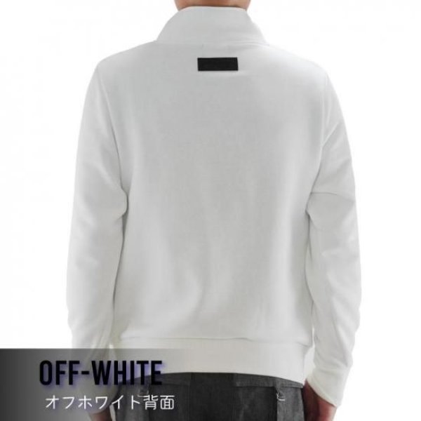 画像7: ゴルフウェア ドゥーカス ジップアッププルオーバー オフホワイト/ブラック/グリーン 2025年 秋冬新作 メンズ レディース ユニセックス (7)