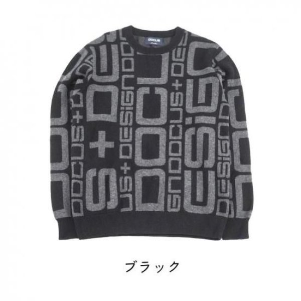 画像3: ゴルフウェア ドゥーカス DG カシミアセーター オフホワイト/ブラック 2025年 秋冬新作 メンズ レディース ユニセックス (3)