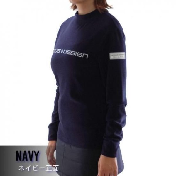 画像6: ゴルフウェア ドゥーカス アド モックネック ブラック/ネイビー/キャメル 2025年 秋冬新作 レディース (6)