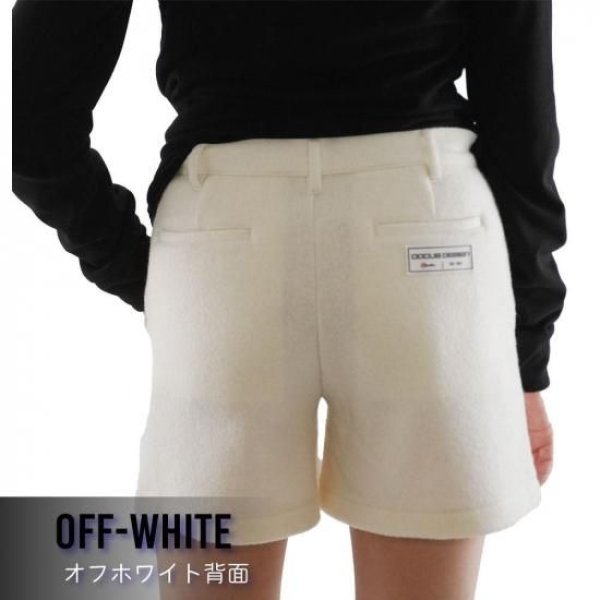 画像6: ゴルフウェア ドゥーカス ショートパンツ オフホワイト/ネイビー/キャメル 2025年 秋冬新作 レディース (6)