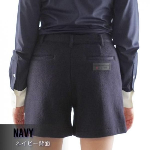 画像9: ゴルフウェア ドゥーカス ショートパンツ オフホワイト/ネイビー/キャメル 2025年 秋冬新作 レディース (9)