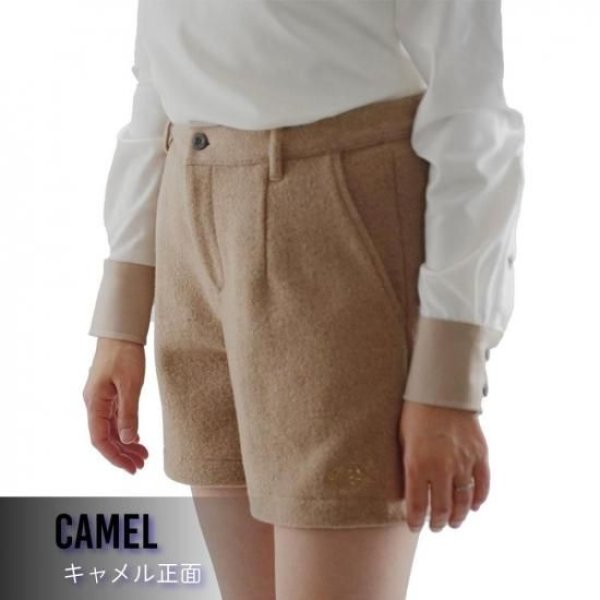 画像10: ゴルフウェア ドゥーカス ショートパンツ オフホワイト/ネイビー/キャメル 2025年 秋冬新作 レディース (10)