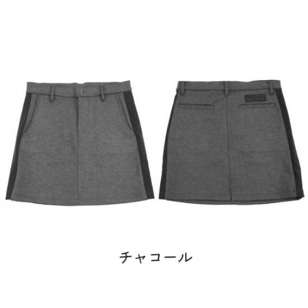 画像2: ゴルフウェア ドゥーカス スカート チャコール/ネイビー 2025年 秋冬新作 レディース (2)