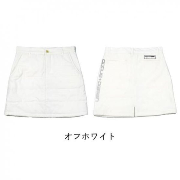 画像4: ゴルフウェア ドゥーカス ホットパッド スカート オフホワイト/ネイビー/ブラック 2025年 秋冬新作 レディース (4)