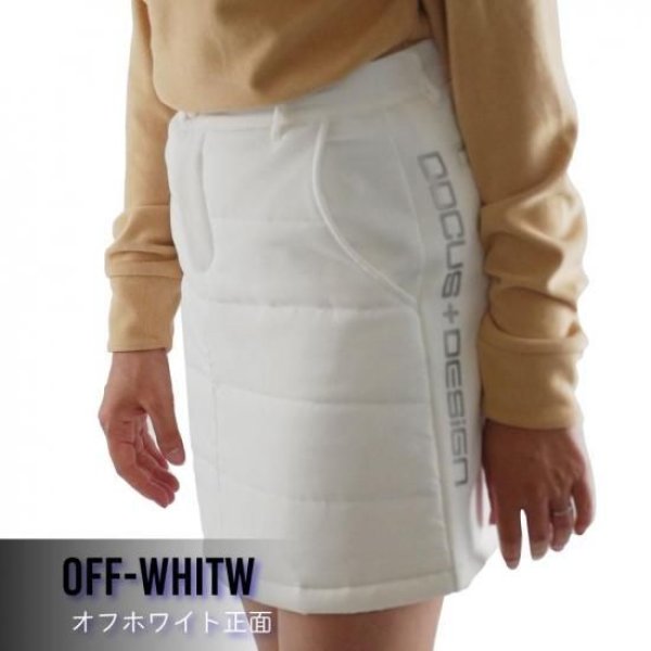 画像6: ゴルフウェア ドゥーカス ホットパッド スカート オフホワイト/ネイビー/ブラック 2025年 秋冬新作 レディース (6)