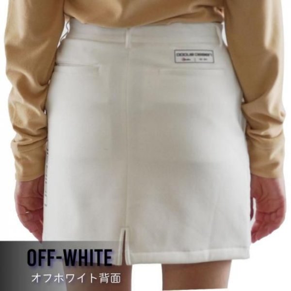 画像7: ゴルフウェア ドゥーカス ホットパッド スカート オフホワイト/ネイビー/ブラック 2025年 秋冬新作 レディース (7)