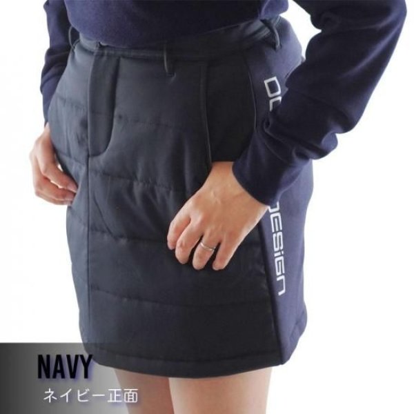 画像8: ゴルフウェア ドゥーカス ホットパッド スカート オフホワイト/ネイビー/ブラック 2025年 秋冬新作 レディース (8)