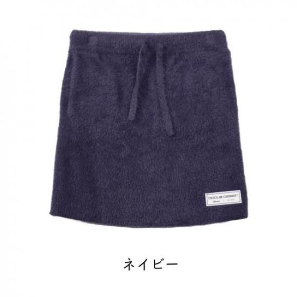 画像3: ゴルフウェア ドゥーカス フワフワスカート オフホワイト/ネイビー 2025年 秋冬新作 レディース (3)