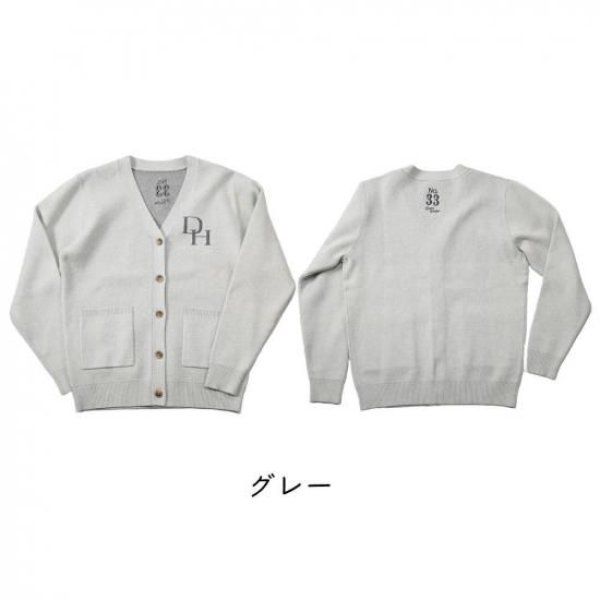 画像2: ゴルフウェア ドゥーカス DH カーディガン グレー/ネイビー/ベージュ/ブラック 2025年 秋冬新作 レディース (2)