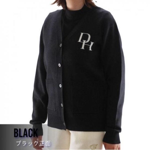 画像7: ゴルフウェア ドゥーカス DH カーディガン グレー/ネイビー/ベージュ/ブラック 2025年 秋冬新作 レディース (7)