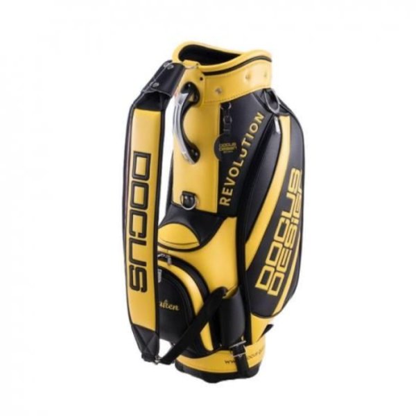 画像3: ドゥーカス キャディバッグ ブラックイエロー DCC770 TOUR NINE.FIVE 9.5インチ (3)