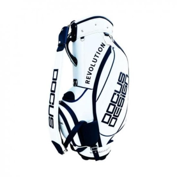 画像2: ドゥーカス キャディバッグ ホワイトネイビー DCC770 TOUR NINE.FIVE 9.5インチ (2)