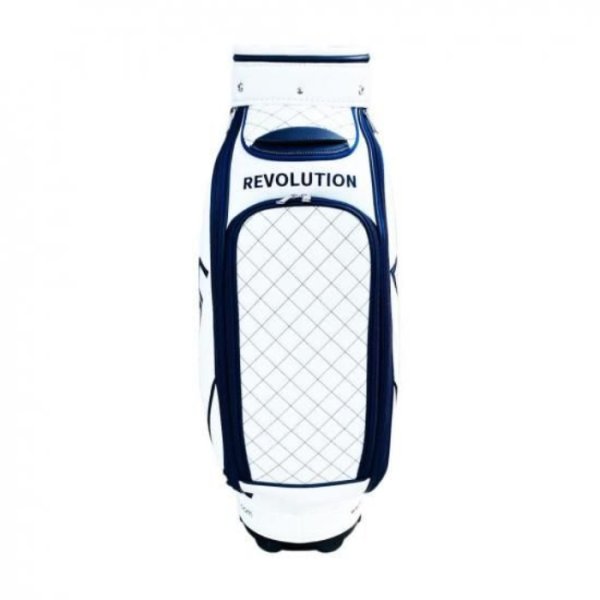 画像3: ドゥーカス キャディバッグ ホワイトネイビー DCC770 TOUR NINE.FIVE 9.5インチ (3)