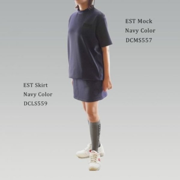 画像12: ドゥーカス EST モックシャツ 半袖 ゴルフウェア メンズ レディース ユニセックス 春夏 【2026年春夏新作】 (12)