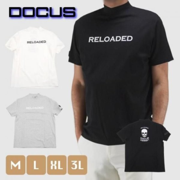 画像1: ドゥーカス リローデッド モックシャツ 半袖 ゴルフウェア メンズ 春夏 【2026年春夏新作】 (1)