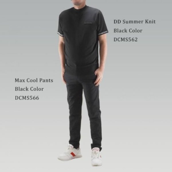 画像9: ドゥーカス サマー ニット シャツ 半袖 ゴルフウェア メンズ 春夏 【2026年春夏新作】 (9)