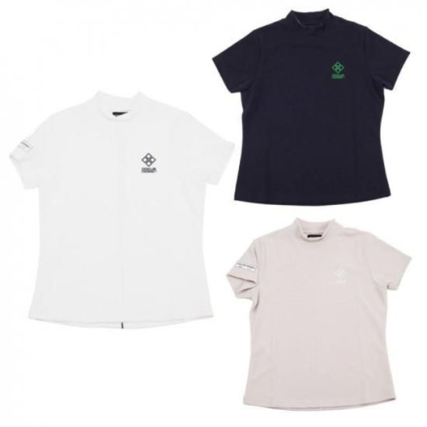 画像2: ドゥーカス DD モックネック シャツ ゴルフウェア レディース 春夏 【2026年春夏新作】 (2)